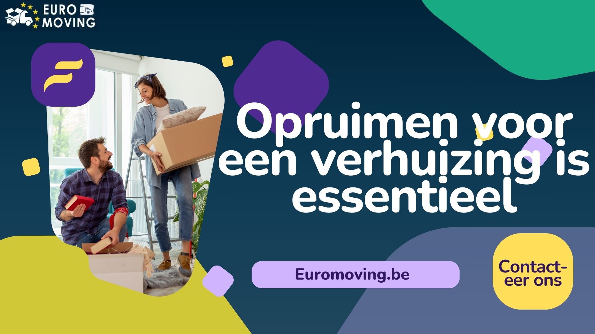Opruimen voor een verhuizing is essentieel