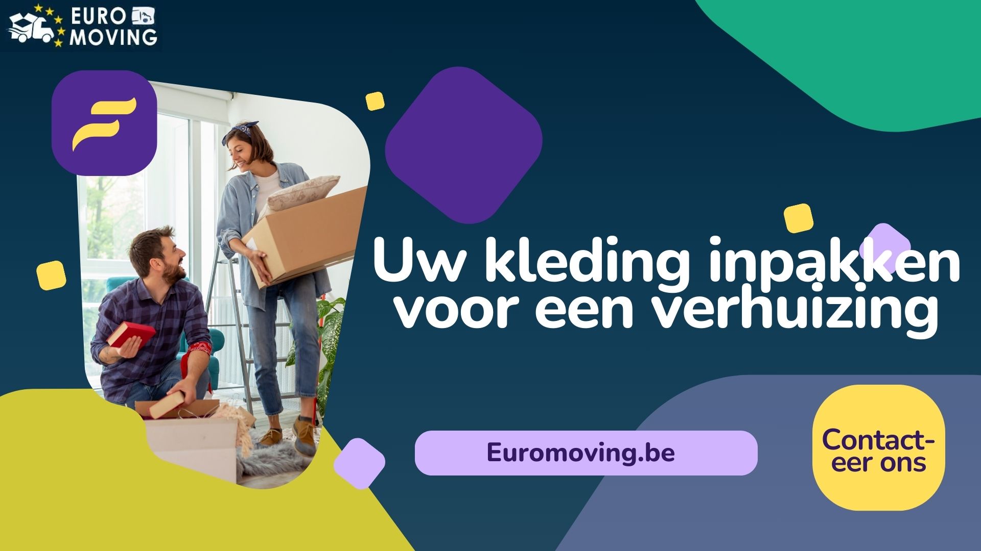 Uw kleding inpakken voor een verhuizing